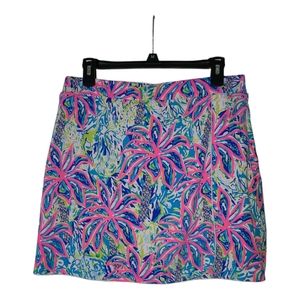 Lulu B Palm Tree Skort Size L